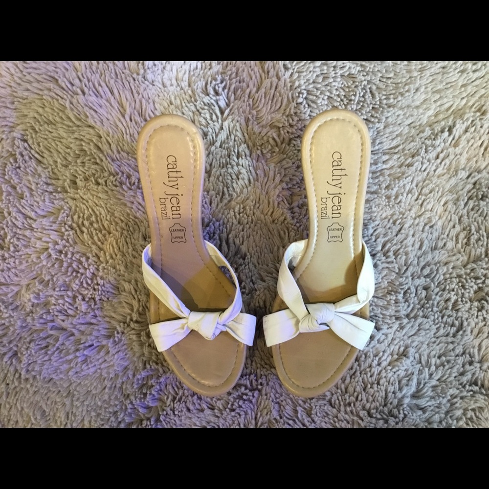Leather heels